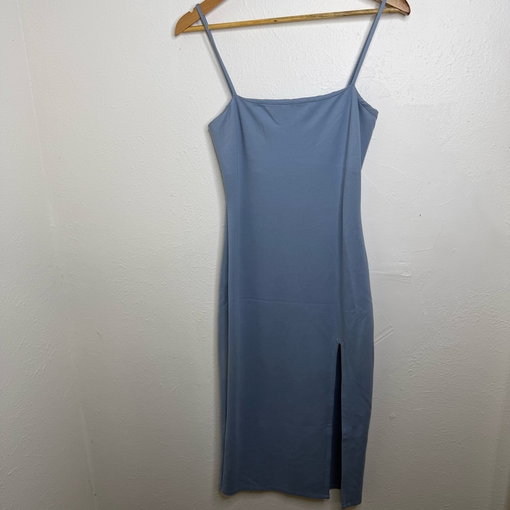 Lovers + Fiends Sleek Women’s Skylar Midi Dress Light Blue Sz: S